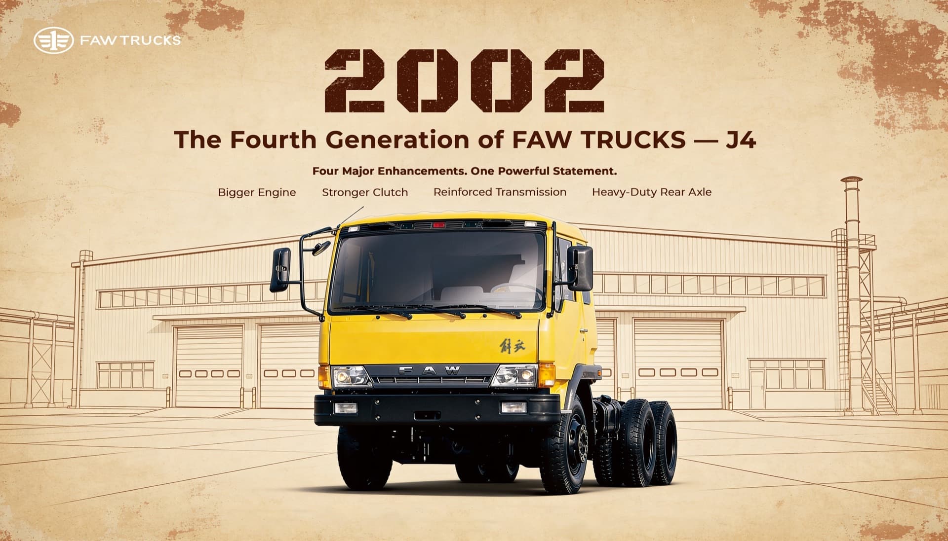 FAW fourth-generation J4 truck 2002